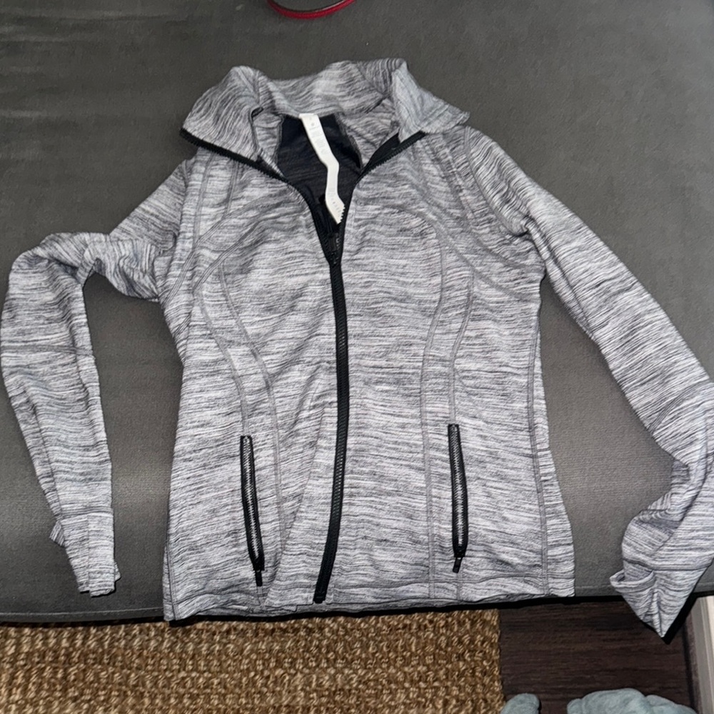 Lululemon Athletica Gray Zip-Up Jacket